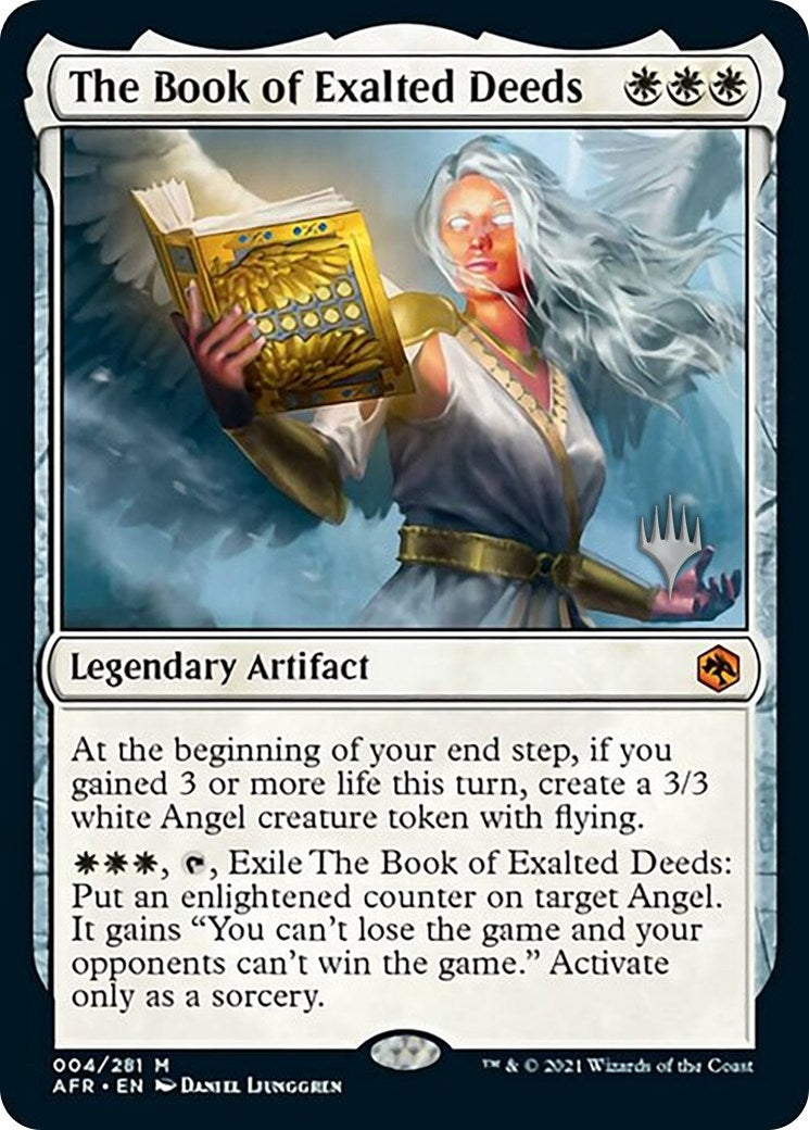 Image for The Book of Exalted Deeds (4) (Promo Pack: Adventures in the Forgotten Realms) - Magic: The Gathering