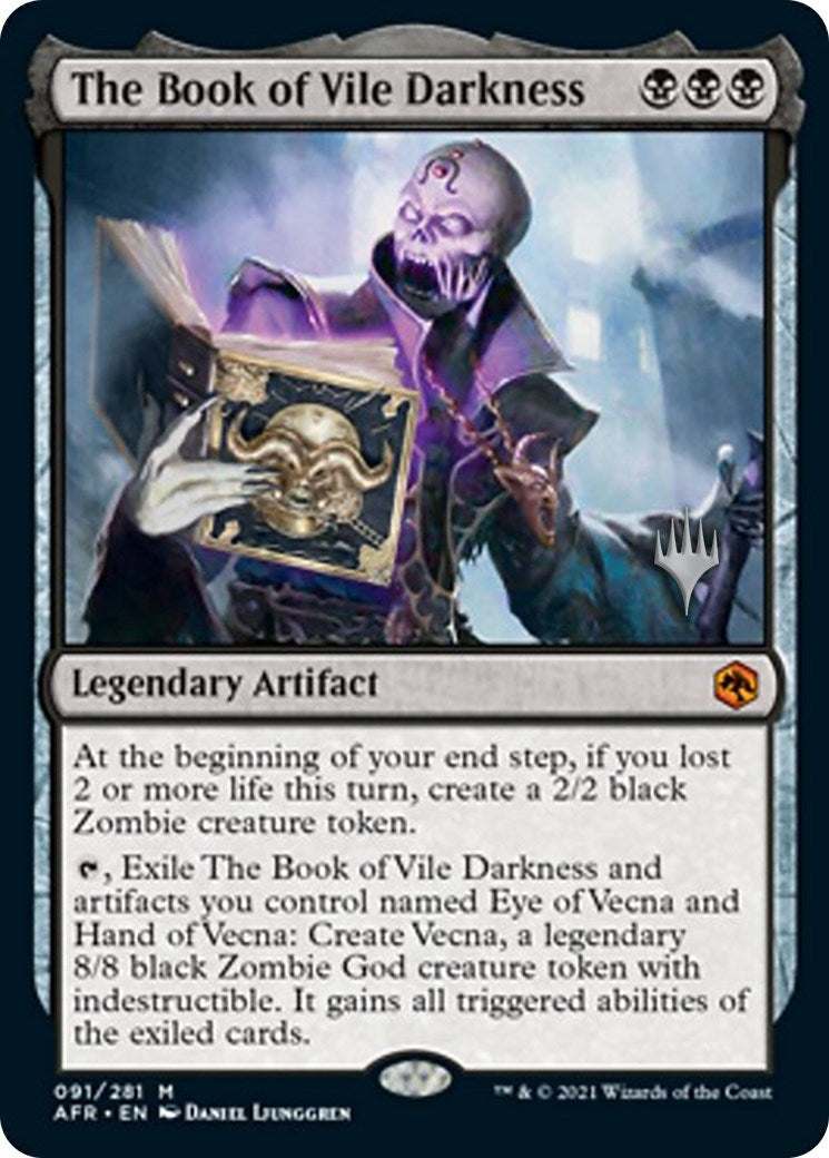Image for The Book of Vile Darkness (91) (Promo Pack: Adventures in the Forgotten Realms) - Magic: The Gathering