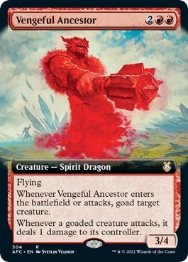 Image for Vengeful Ancestor (Extended Art) (304) (Commander: Adventures in the Forgotten Realms) - Magic: The Gathering