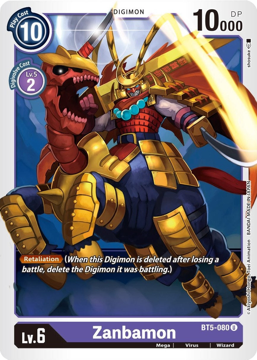Image for Zanbamon (BT5-080 U) (Battle of Omni) - Digimon Card Game