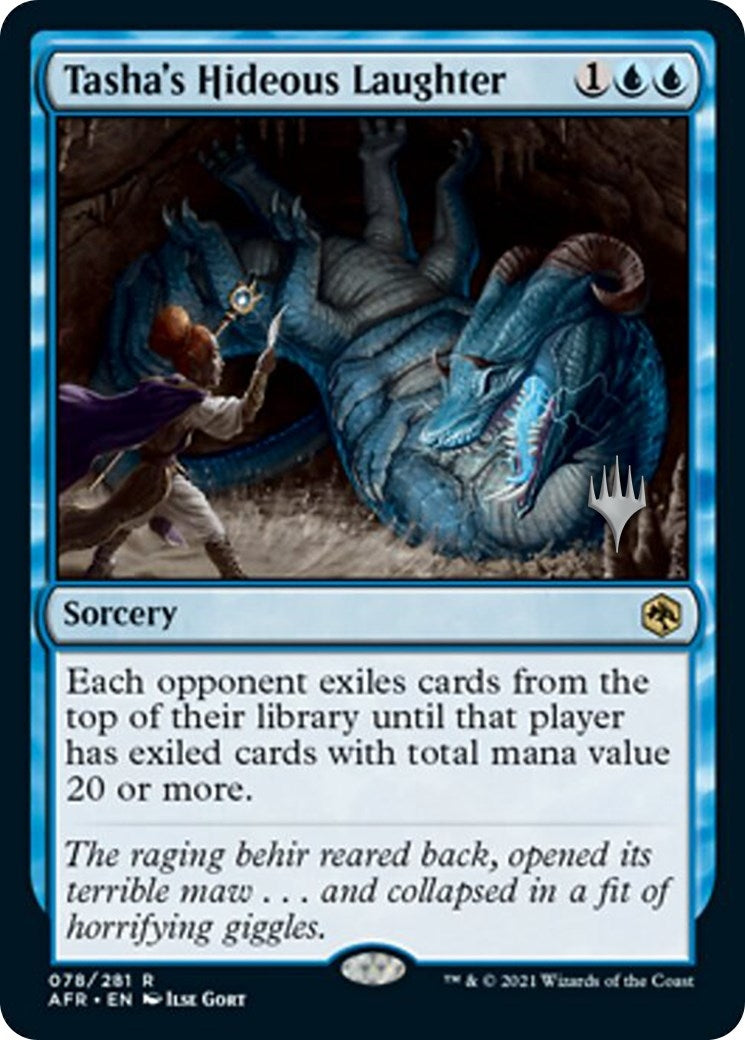 Image for Tasha's Hideous Laughter (78) (Promo Pack: Adventures in the Forgotten Realms) - Magic: The Gathering
