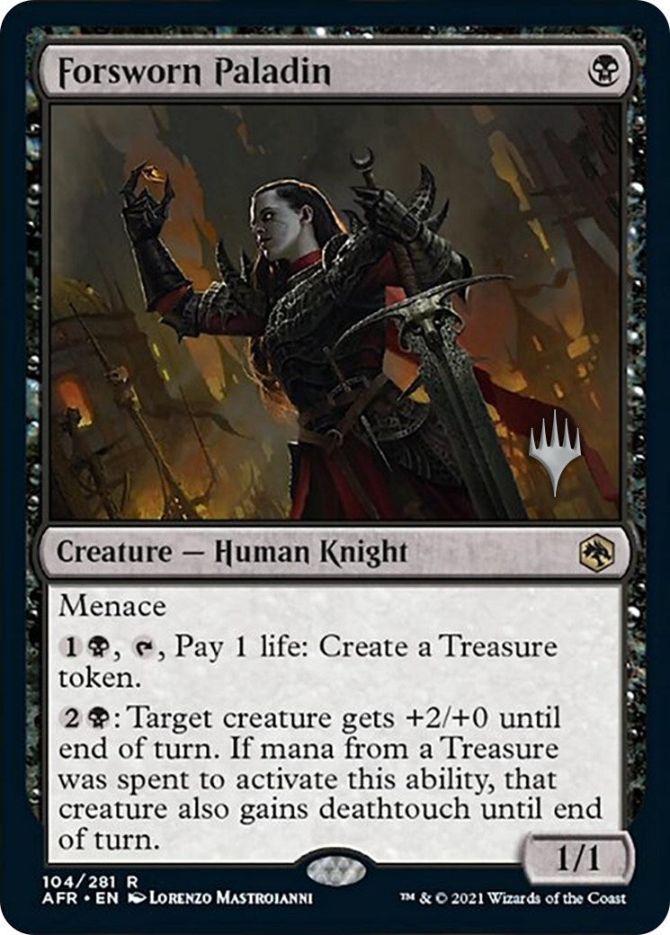 Image for Forsworn Paladin (104) (Promo Pack: Adventures in the Forgotten Realms) - Magic: The Gathering