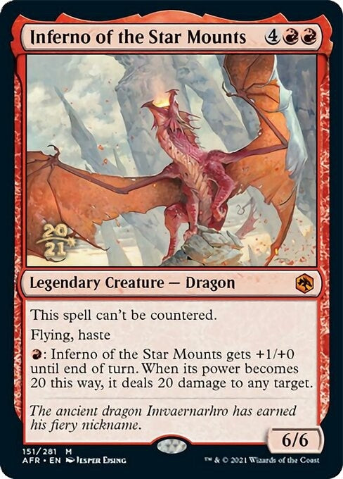 Image for Inferno of the Star Mounts (151) (Prerelease Cards) - Magic: The Gathering
