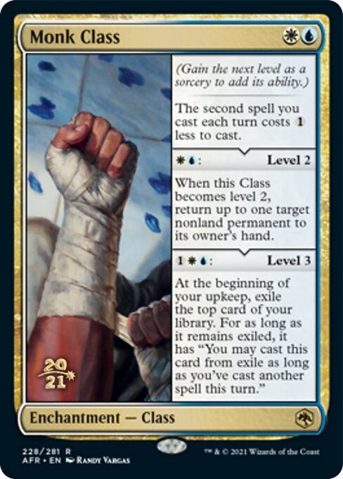 Image for Monk Class (228) (Prerelease Cards) - Magic: The Gathering