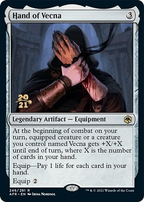 Image for Hand of Vecna (246) (Prerelease Cards) - Magic: The Gathering