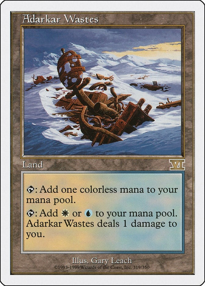 Image for Adarkar Wastes (319) (Classic Sixth Edition) - Magic: The Gathering