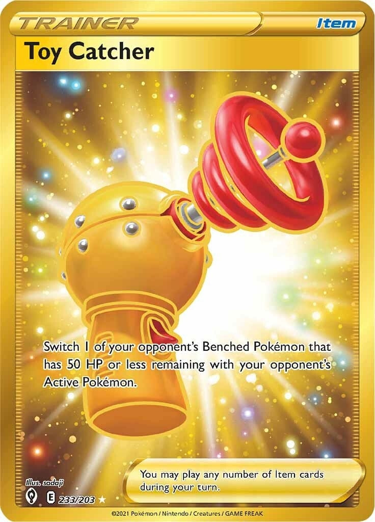 Image for Toy Catcher (Secret) (233/203) (SWSH07: Evolving Skies) - Pokemon