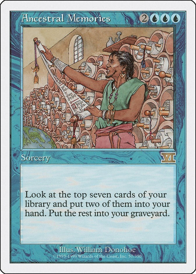 Image for Ancestral Memories (57) (Classic Sixth Edition) - Magic: The Gathering