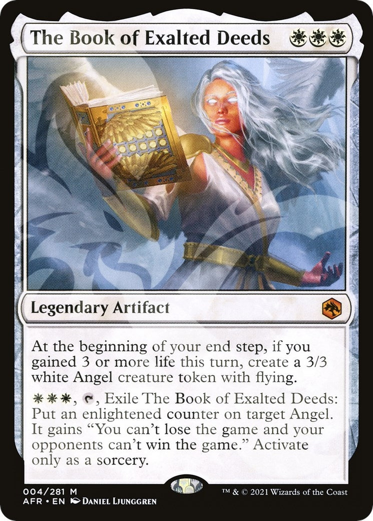 Image for The Book of Exalted Deeds (4) (AFR Ampersand Promos) - Magic: The Gathering