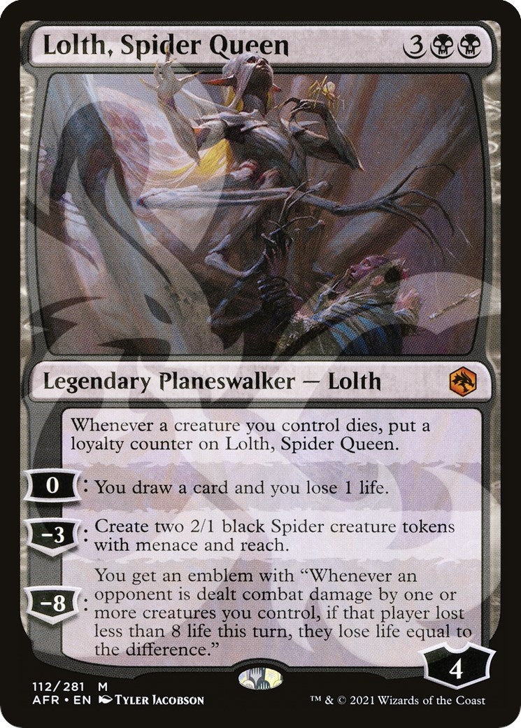 Image for Lolth, Spider Queen (112) (AFR Ampersand Promos) - Magic: The Gathering