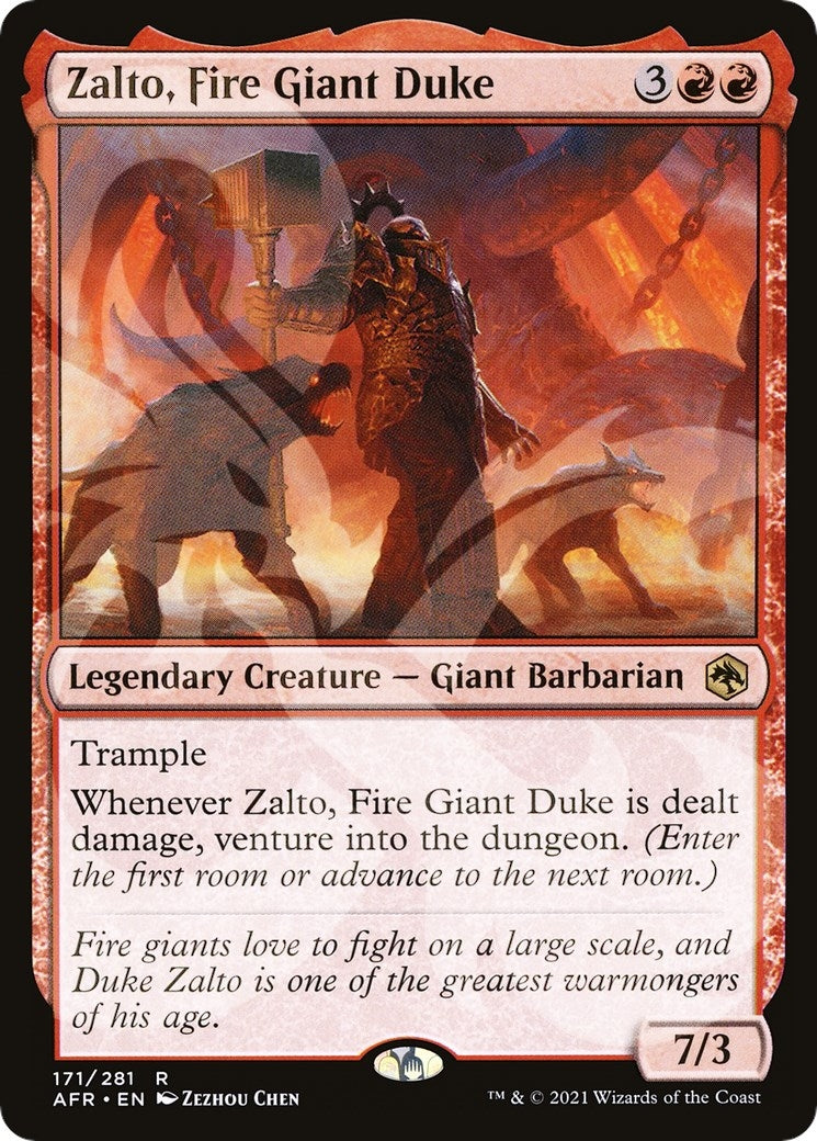 Image for Zalto, Fire Giant Duke (171) (AFR Ampersand Promos) - Magic: The Gathering