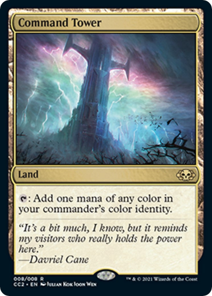 Image for Command Tower (8) (Commander Collection: Black) - Magic: The Gathering