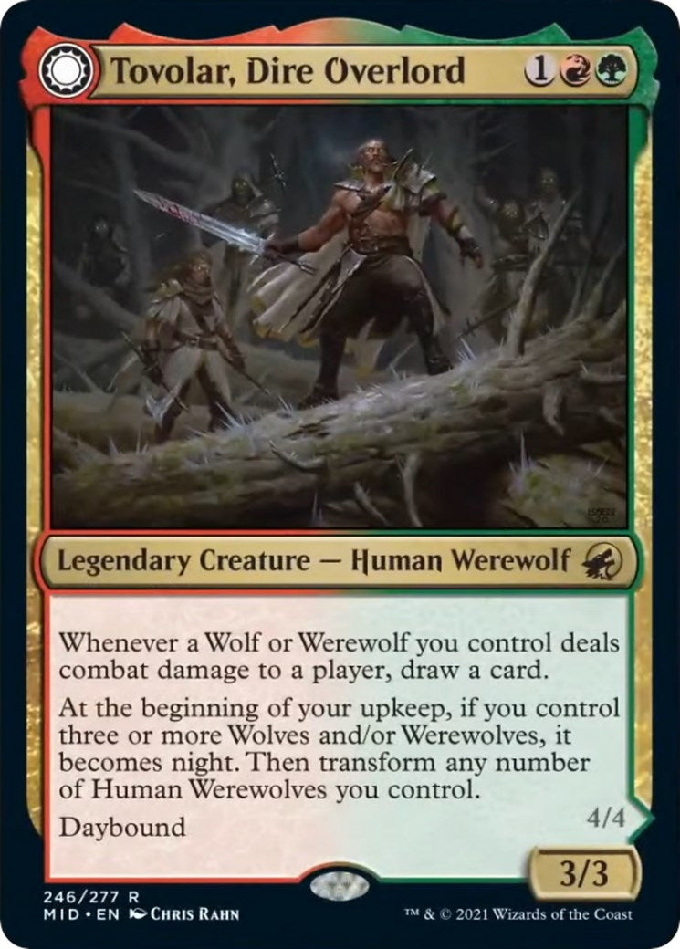 Image for Tovolar, Dire Overlord (246) (Innistrad: Midnight Hunt) - Magic: The Gathering