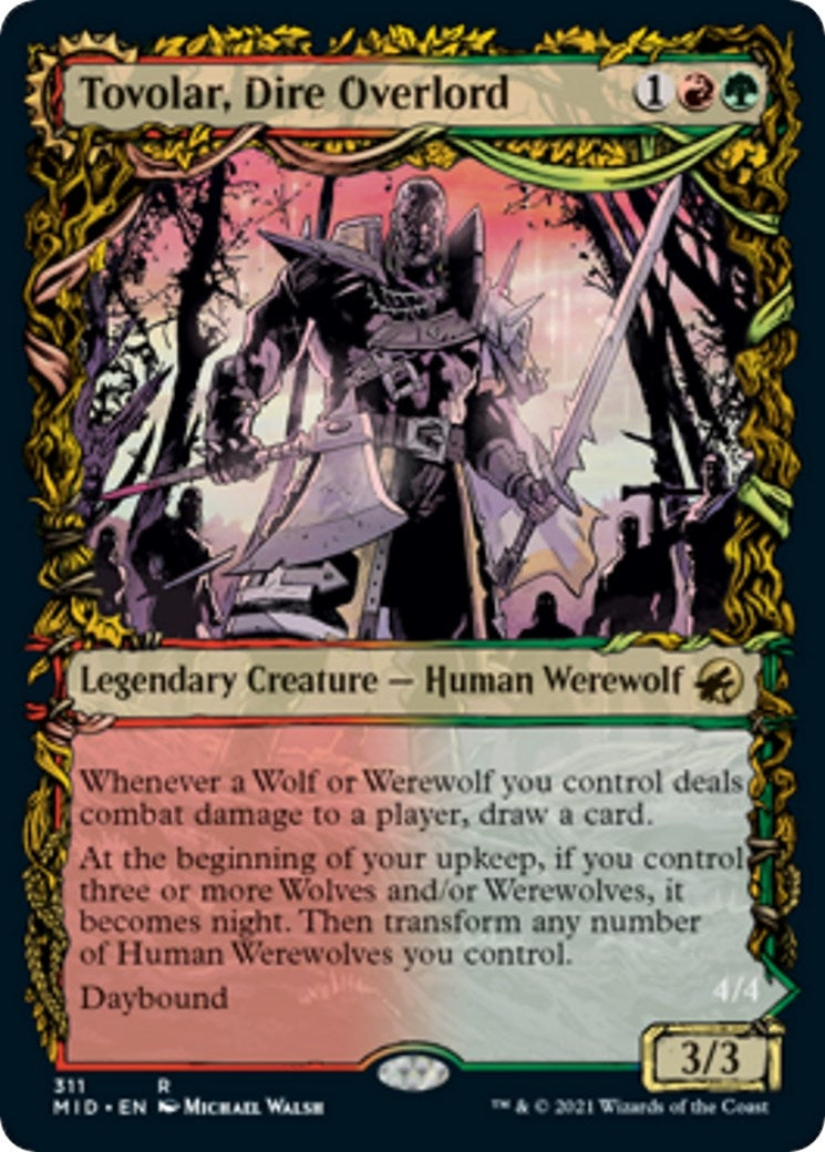 Image for Tovolar, Dire Overlord (Showcase) (311) (Innistrad: Midnight Hunt) - Magic: The Gathering