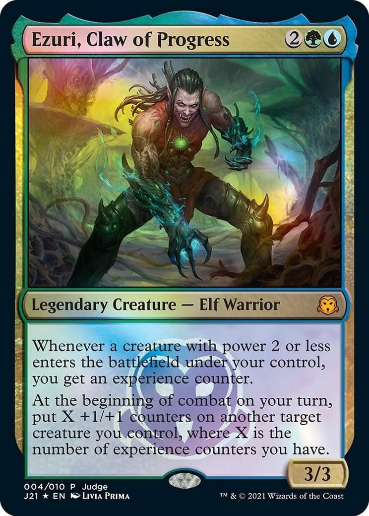 Image for Ezuri, Claw of Progress (4) (Judge Promos) - Magic: The Gathering