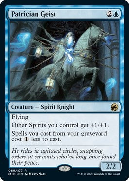 Image for Patrician Geist (69) (Innistrad: Midnight Hunt) - Magic: The Gathering