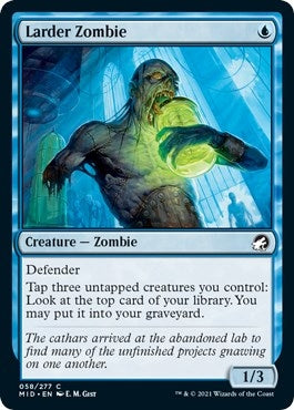 Image for Larder Zombie (58) (Innistrad: Midnight Hunt) - Magic: The Gathering