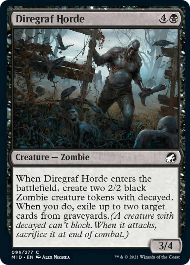 Image for Diregraf Horde (96) (Innistrad: Midnight Hunt) - Magic: The Gathering