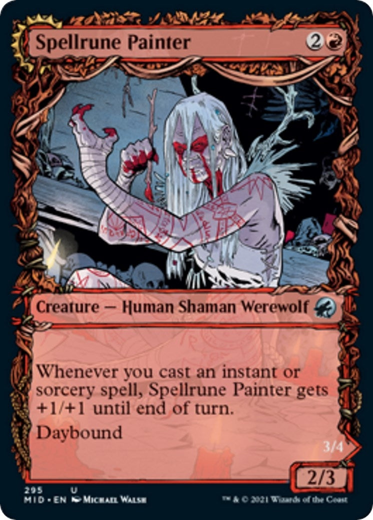 Image for Spellrune Painter (Showcase) (295) (Innistrad: Midnight Hunt) - Magic: The Gathering