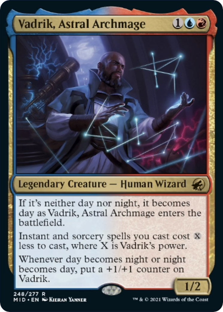 Image for Vadrik, Astral Archmage (248) (Innistrad: Midnight Hunt) - Magic: The Gathering