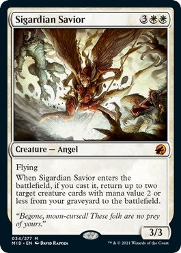 Image for Sigardian Savior (34) (Innistrad: Midnight Hunt) - Magic: The Gathering