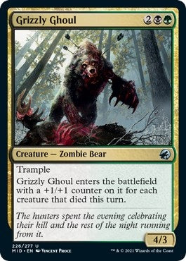 Image for Grizzly Ghoul (226) (Innistrad: Midnight Hunt) - Magic: The Gathering