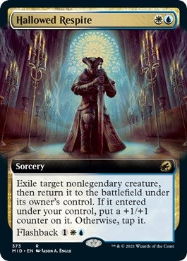 Image for Hallowed Respite (Extended Art) (373) (Innistrad: Midnight Hunt) - Magic: The Gathering