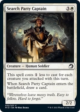 Image for Search Party Captain (32) (Innistrad: Midnight Hunt) - Magic: The Gathering