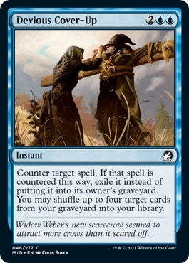 Image for Devious Cover-Up (48) (Innistrad: Midnight Hunt) - Magic: The Gathering