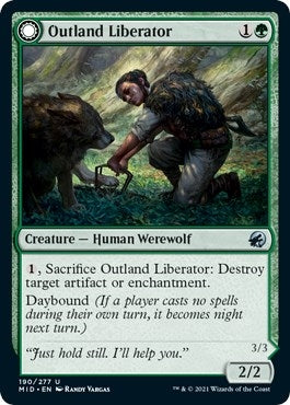 Image for Outland Liberator (190) (Innistrad: Midnight Hunt) - Magic: The Gathering