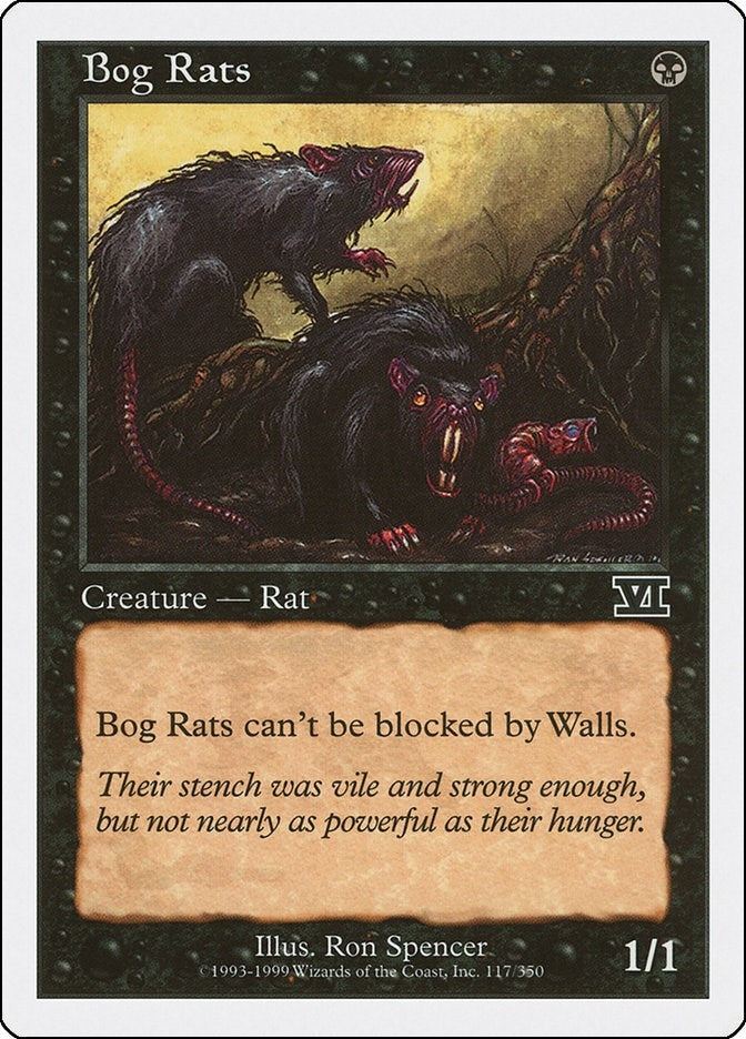 Image for Bog Rats (117) (Classic Sixth Edition) - Magic: The Gathering