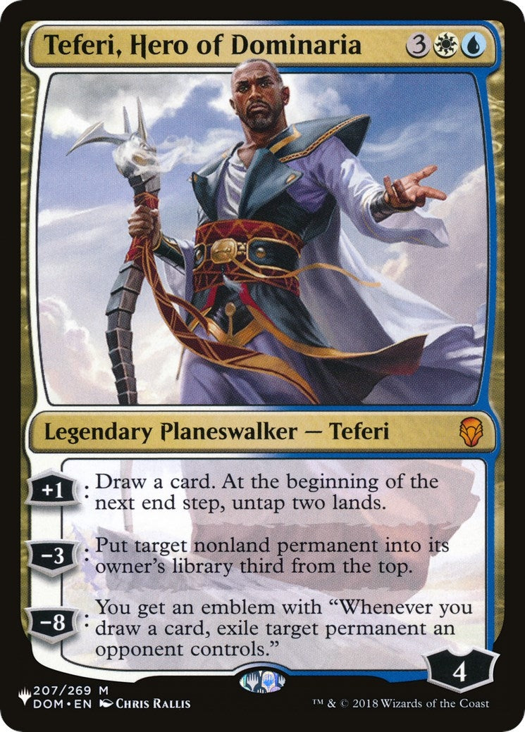 Image for Teferi, Hero of Dominaria (207/269) (The List Reprints) - Magic: The Gathering
