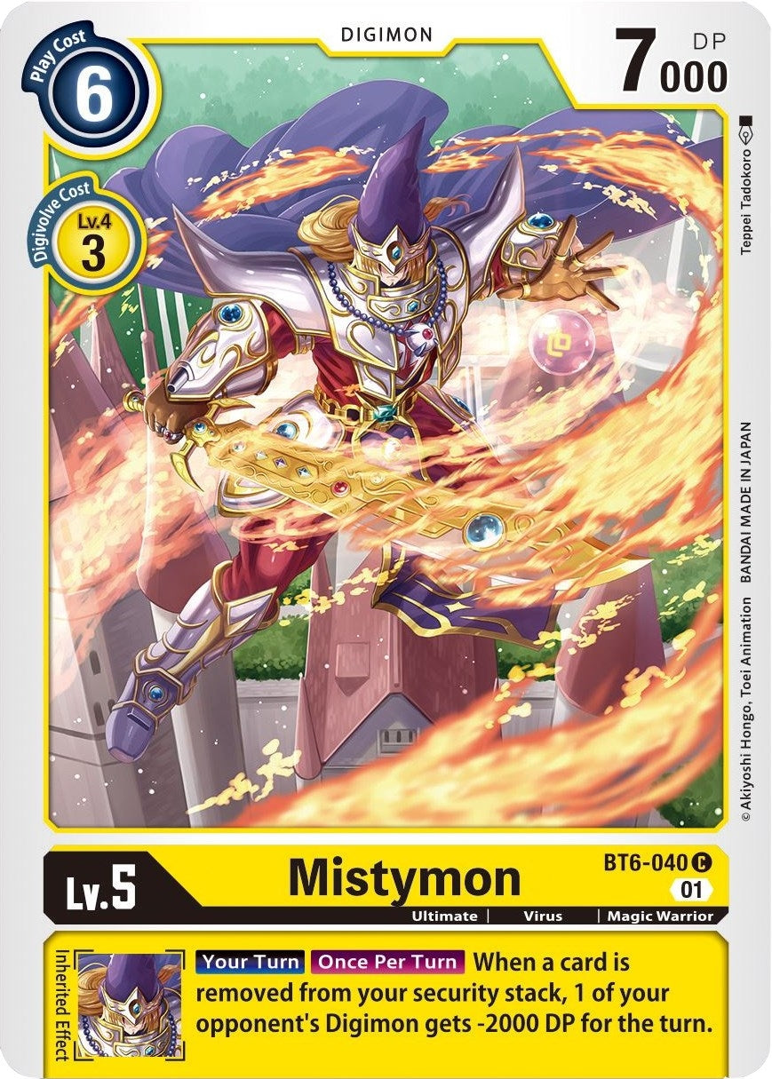 Image for Mistymon (BT6-040 C) (Double Diamond) - Digimon Card Game