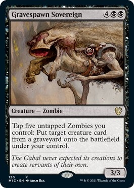 Image for Gravespawn Sovereign (120) (Commander: Innistrad: Midnight Hunt) - Magic: The Gathering