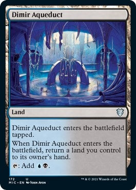 Image for Dimir Aqueduct (172) (Commander: Innistrad: Midnight Hunt) - Magic: The Gathering