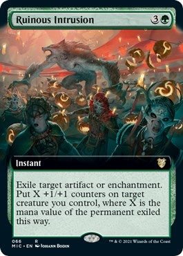 Image for Ruinous Intrusion (Extended Art) (66) (Commander: Innistrad: Midnight Hunt) - Magic: The Gathering