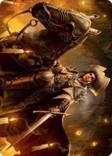 Image for Seasoned Cathar Art Card (12) (Art Series: Innistrad: Midnight Hunt) - Magic: The Gathering