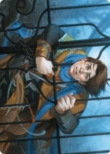 Image for Locked in the Cemetery Art Card (26) (Art Series: Innistrad: Midnight Hunt) - Magic: The Gathering