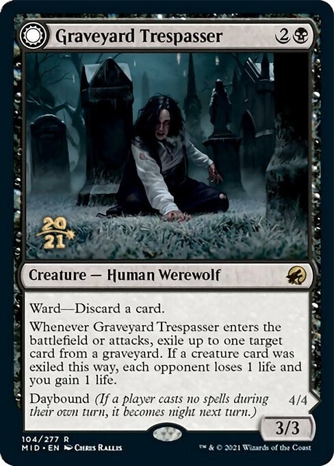 Image for Graveyard Trespasser (104) (Prerelease Cards) - Magic: The Gathering