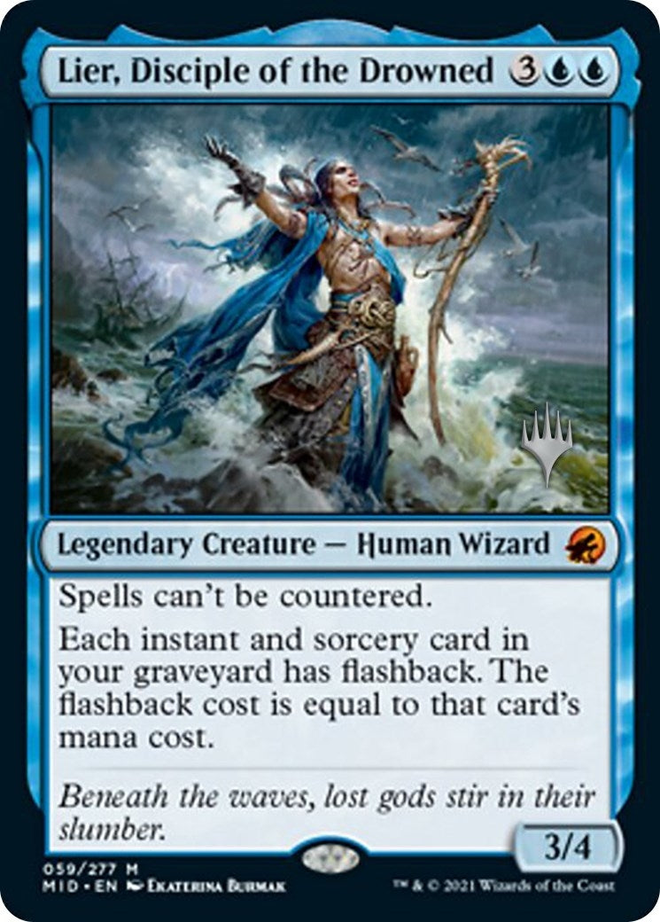Image for Lier, Disciple of the Drowned (59) (Promo Pack: Innistrad: Midnight Hunt) - Magic: The Gathering