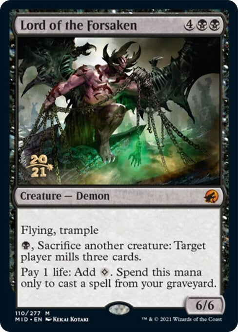 Image for Lord of the Forsaken (110) (Prerelease Cards) - Magic: The Gathering
