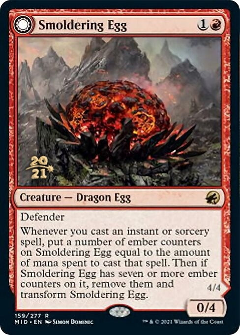 Image for Smoldering Egg (159) (Prerelease Cards) - Magic: The Gathering