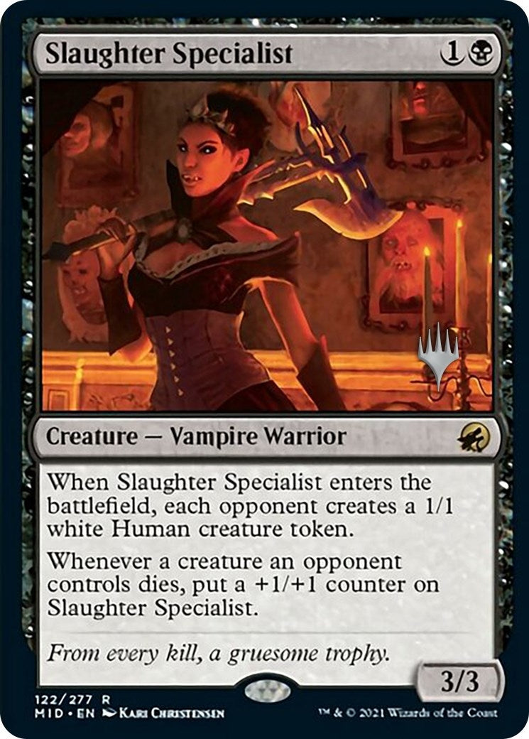 Image for Slaughter Specialist (122) (Promo Pack: Innistrad: Midnight Hunt) - Magic: The Gathering