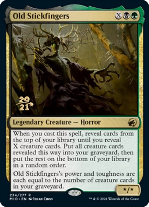 Image for Old Stickfingers (234) (Prerelease Cards) - Magic: The Gathering