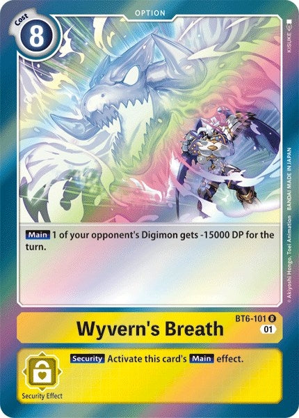 Image for Wyvern's Breath (BT6-101 R) (Double Diamond) - Digimon Card Game