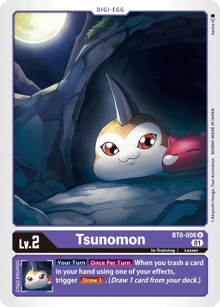 Image for Tsunomon (BT6-006 U) (Double Diamond) - Digimon Card Game