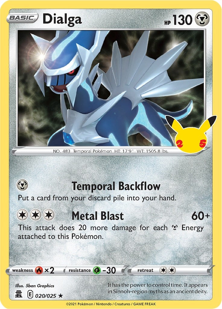 Image for Dialga (020/025) (Celebrations) - Pokemon