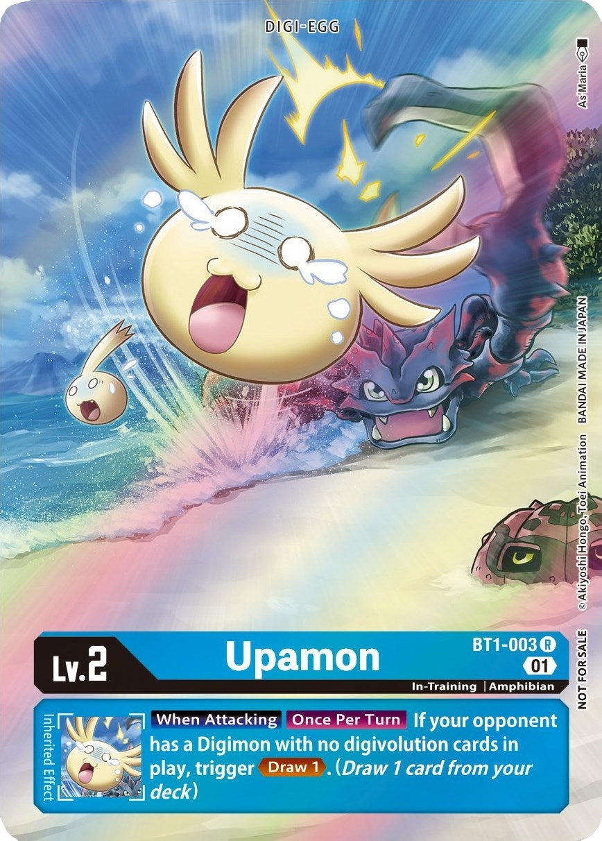 Image for Upamon (1-Year Anniversary Box Topper) (BT1-003 R) (Release Special Booster 1.0) - Digimon Card Game