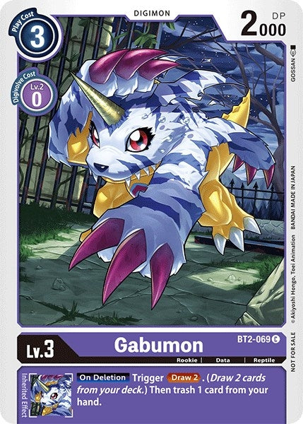 Image for Gabumon - BT2-069 (Official Tournament Pack Vol.3) (BT2-069 C) (Release Special Booster 1.0) - Digimon Card Game