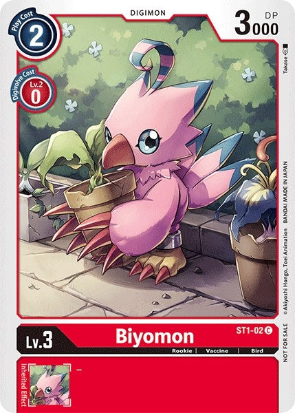 Image for Biyomon (Official Tournament Pack Vol.3) (ST1-02 C) (Starter Deck 01: Gaia Red) - Digimon Card Game